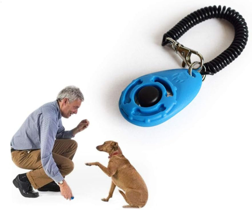 - 4 Pack Dog Training Clicker with Wrist Strap, Pet Training Clicker Set