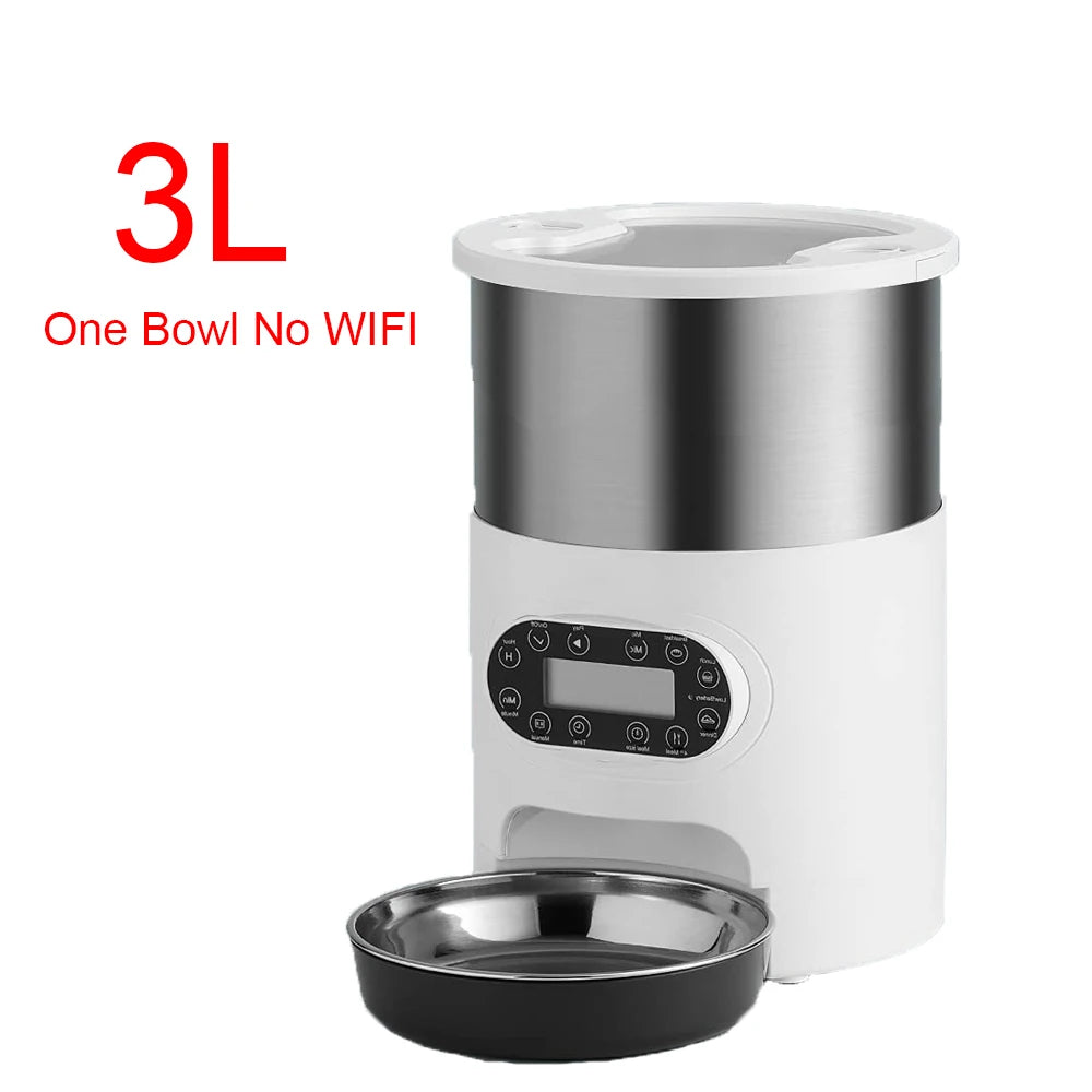 Automatic Smart Pet Feeder for Cats & Dogs - Timed Portion Control