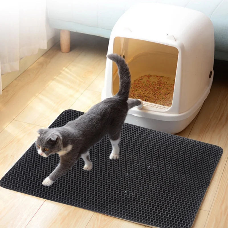 Waterproof EVA Double-Layer Cat Litter Trapping Mat