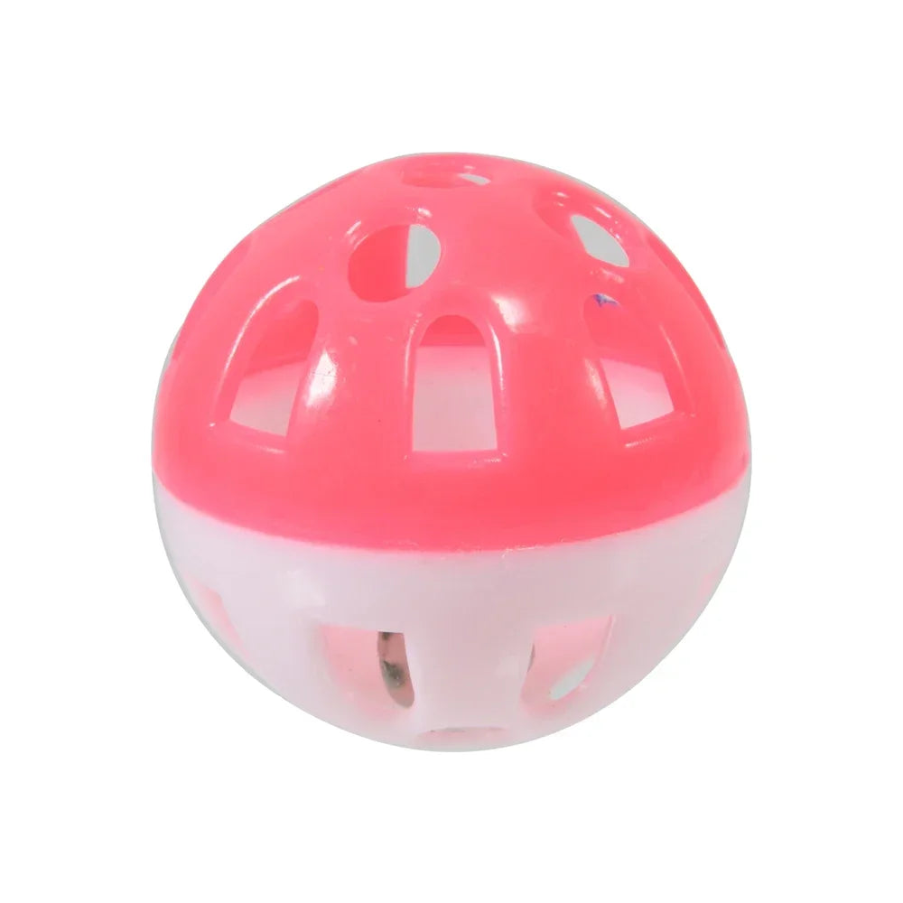 10-Piece Colorful Rolling Bell Ball Toy Set for Parakeets & Cockatiels