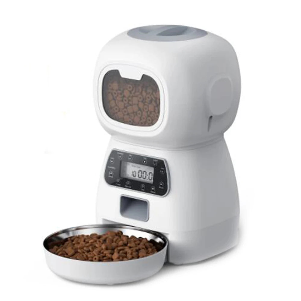 Automatic Smart Pet Feeder for Cats & Dogs - Timed Portion Control