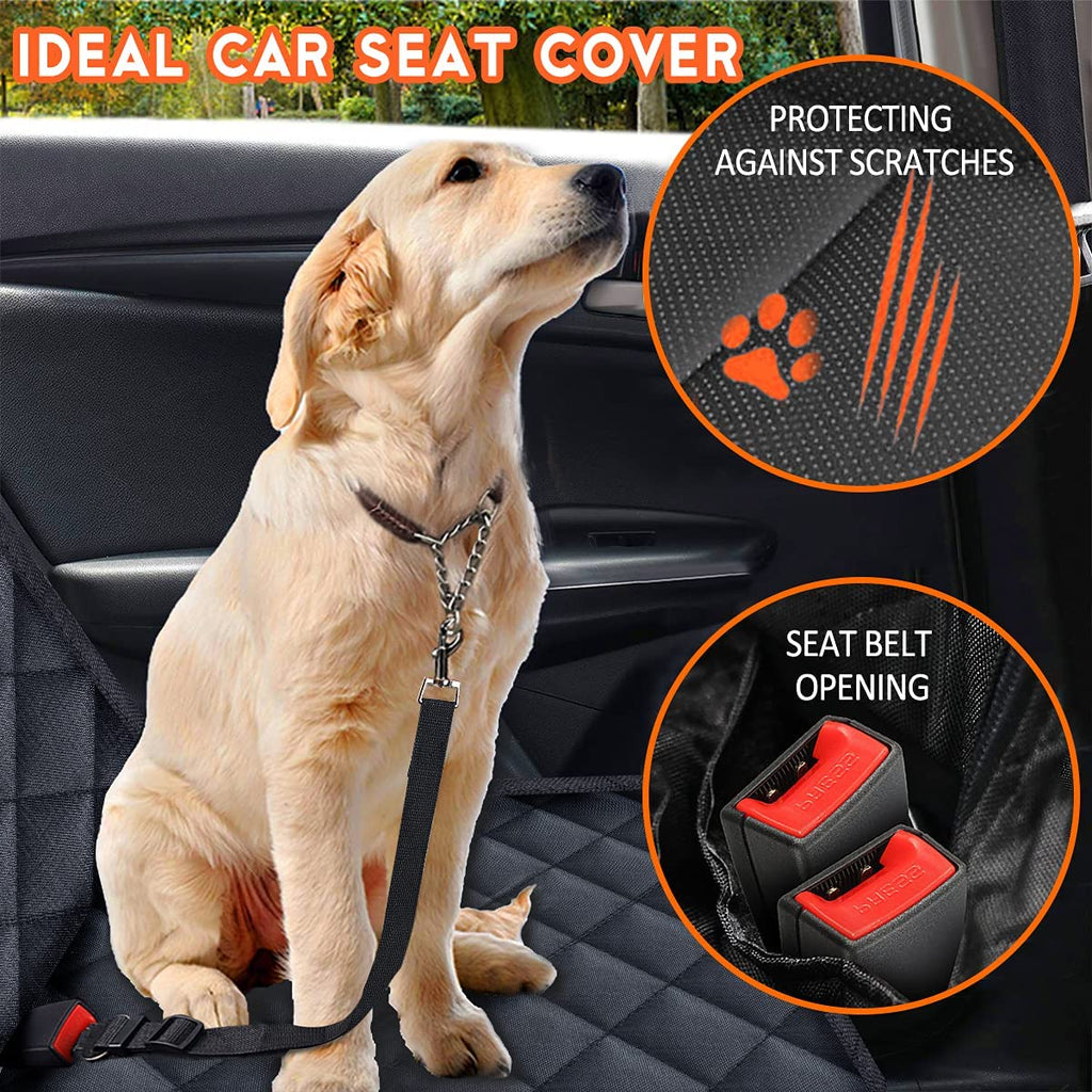 Dog Car Seat Cover - Back Seat Cover for Dogs Pet Car Seat Protector