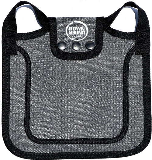 Chicken Saddle with Adjustable Straps for Medium and Large Hens, Chicken Apron, Poultry Saver, Pet Supplies, Including Shoulder Cover (Grey Mesh)
