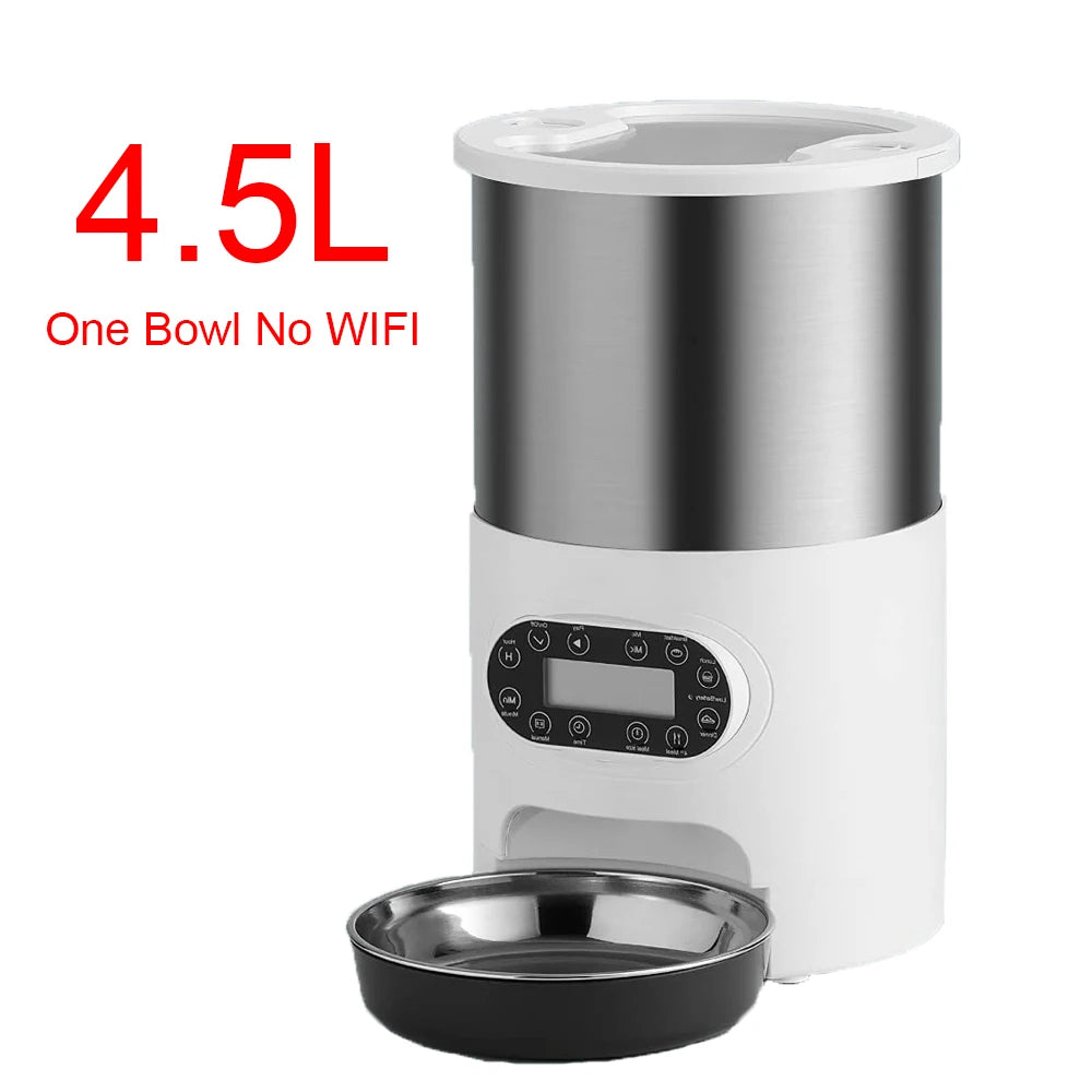 Automatic Smart Pet Feeder for Cats & Dogs - Timed Portion Control