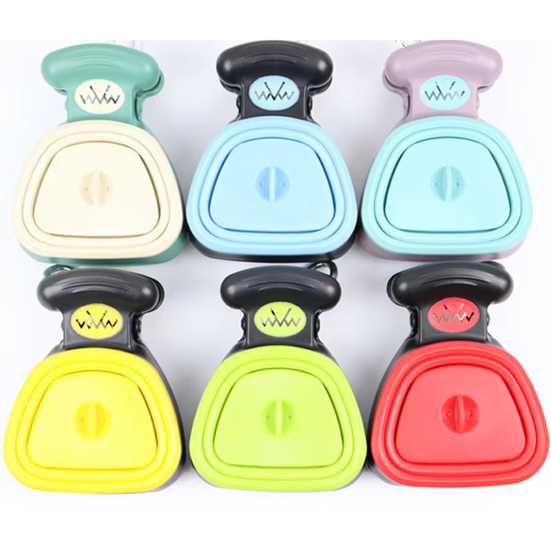 Dog Poop Bag Dispenser - Travel Foldable Pooper Scooper Poop Scoop Clean Animal Waste Picker Cleaning Tools Pet Products